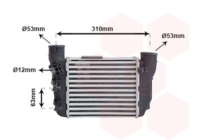 VAN WEZEL Интеркулер 03004186